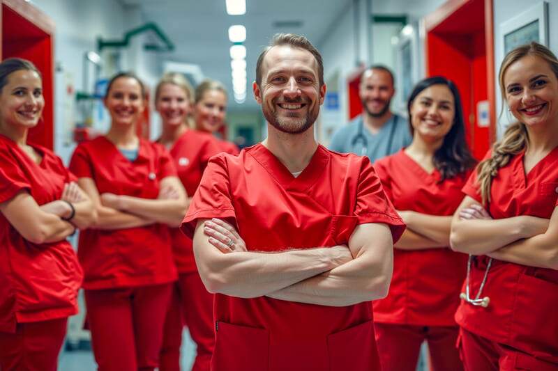 Como abrir CNPJ para médicos - Imagem de equipe médica em clínica médica