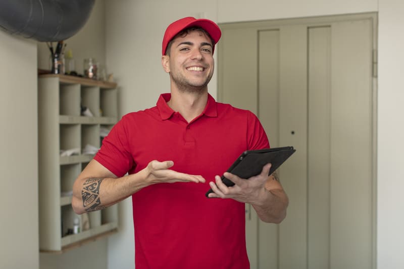 Contabilidade para prestadores de serviços - Imagem de jovem empres[ario fazendo prestação de serviço
