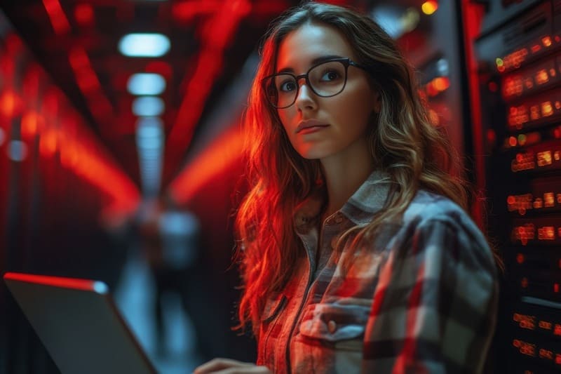Como abrir CNPJ para empresas de TI - Imagem de uma DEV programando em um notebook