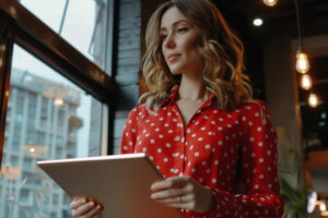 Como abrir CNPJ para social media - Imagem de gestor de mídias sociais com tablet