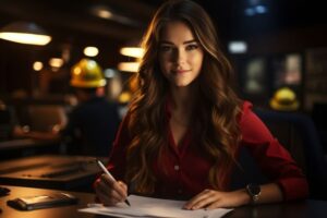 DIFAL - Imagem de contadora especialista em tributação para comércio e cálculo do Diferencial de Alíquota do ICMS