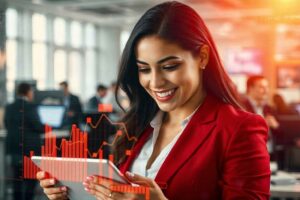 IVA Imposto sobre Valor Agregado - Imagem de contadora especialista na reforma tributária e seus novos impostos